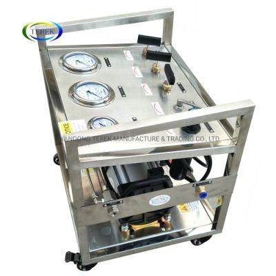 High Quality Air Driven Helium Booster Pump for Filling Gas with Stainless Steel Frame