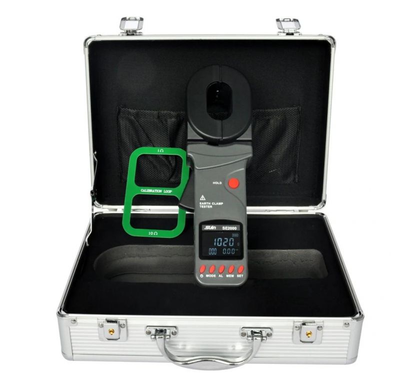 Digital Clamp Meter for Measuring Ground Resistance and Leakage Current