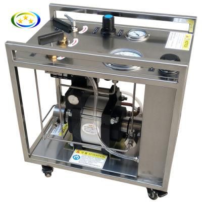 Pneumatic 10-40000psi Output Pressure Test Machine Hydrostatic Testing Bench