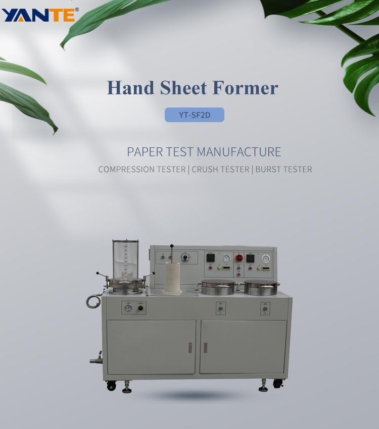 ISO5269 Pulp Sheet Forming Machine Form Sheets Hand Sheet Former