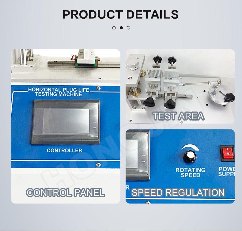 Hj-6 Microcomputer Headphone Plug Torsion Life Testing Machine