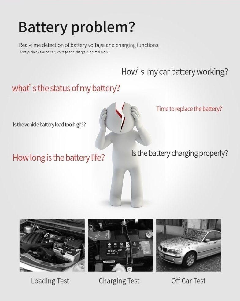 Ediag Bm420 Battery Mate for Gasoline and Diesel 24V 12V
