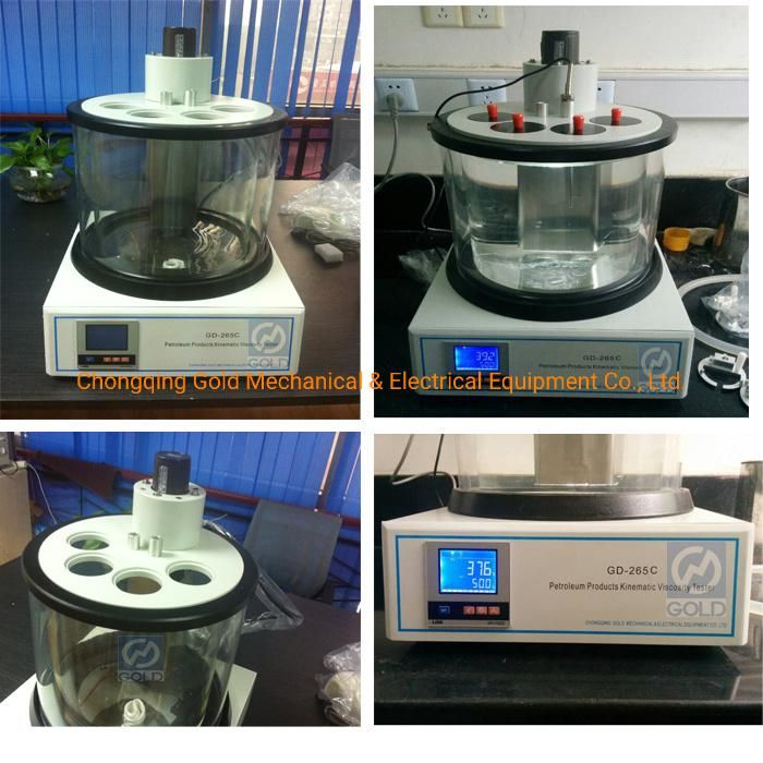 Asphalt Kinematic Viscometer Apparatus Kinematical Viscometer Bath ASTM D445 by Glass Capillary Method