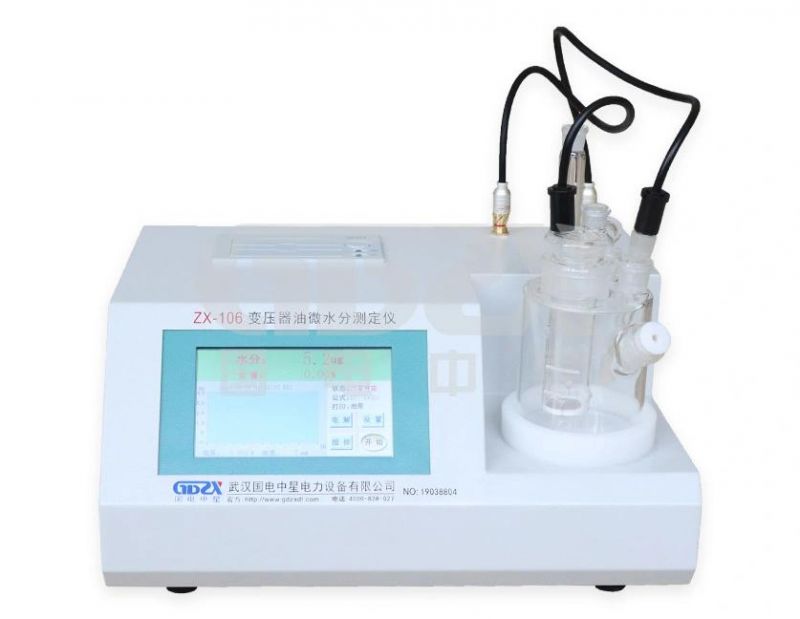 Automatic Transformer Oil trace Moisture Tester WIth High Resolution Color Touch LCD