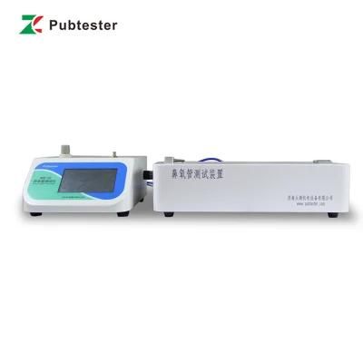 Nasal Oxygen Cannula Physical Performance Airflow Flatness Resistance Test Machine