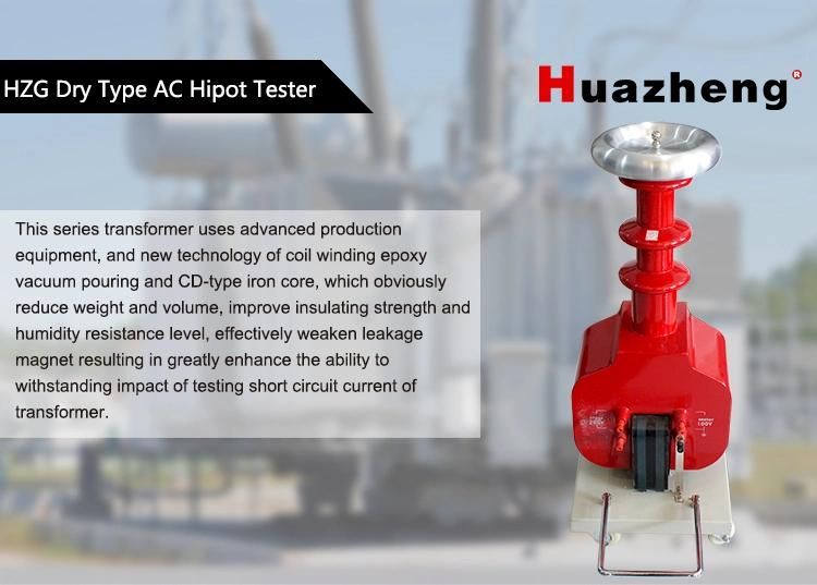High Volt Withstand Insulation AC DC Test Transformer Hi-Pot Tester