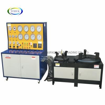 Terek DN10-DN400 Pressure Relief Valve Testing Equipment Hydrostatic Booster Pump Head Test Machine