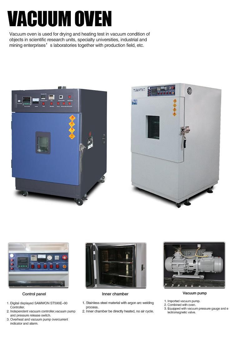 Lab Drying Equipment Forced Convection Vacuum Drying Oven (Max. 400 C)