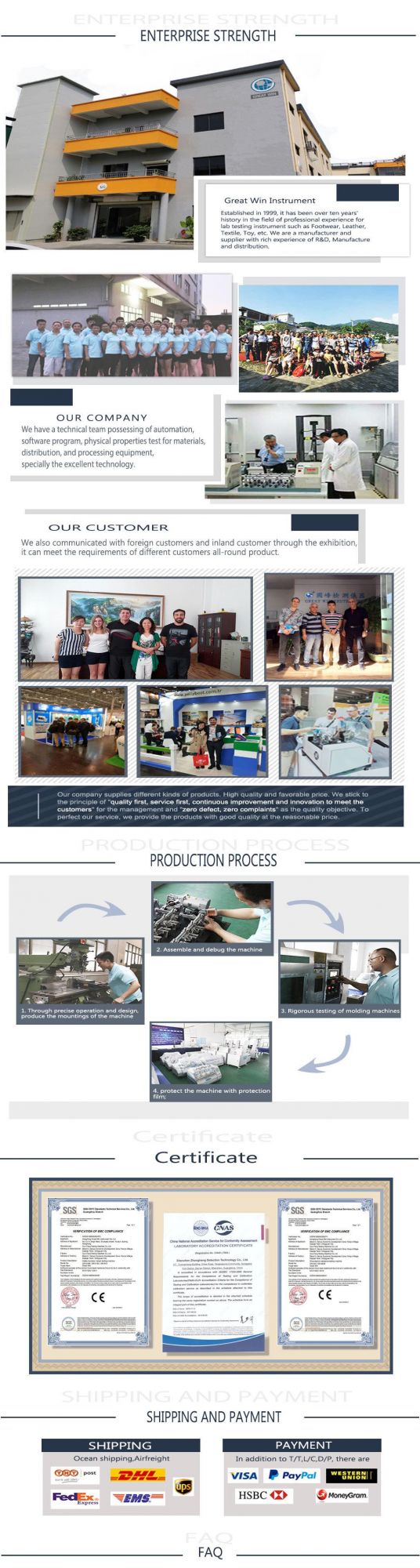 Microcomputer Touch Screen Tensile Test Testing Machine (GW-21010)