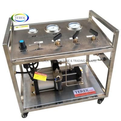 Terek Brand High Quality 400 Bar Output Portable High Pressure Nitrogen Pneumatic Power Pack for Gas Testing