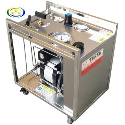 Terek Brand 10-65000 Psi Air Driven High Pressure Liuqid Booster Pump Hydraulic Hydro Hydrostatic Test Bench