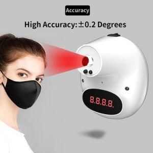 Public Infrared Thermometer Non-Contact Forehead Thermometer Wall-Mounted Digital Thermometer