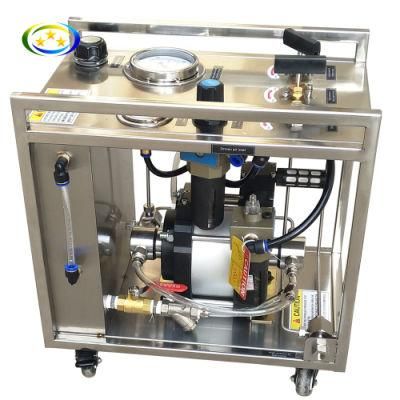 Terek Brand Portable Air Driven 10-60000pei Hydrostatic Hydrotest Pump for Cylinder Valve Pipe Hoset Pressure Testing