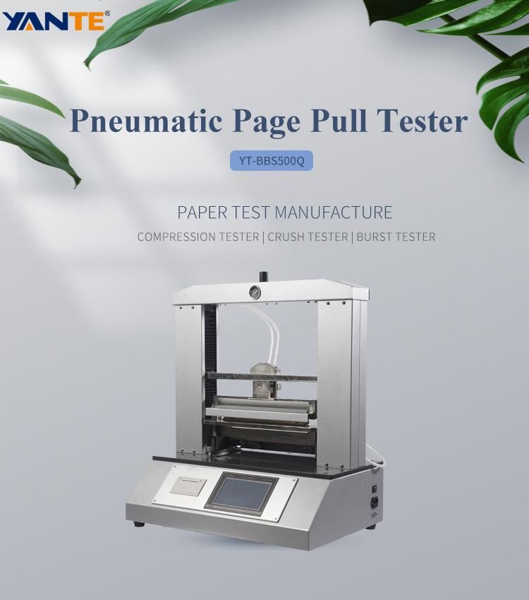 Yt-BBS500 Yante Page Pull Tester Book Page Testing Equipment