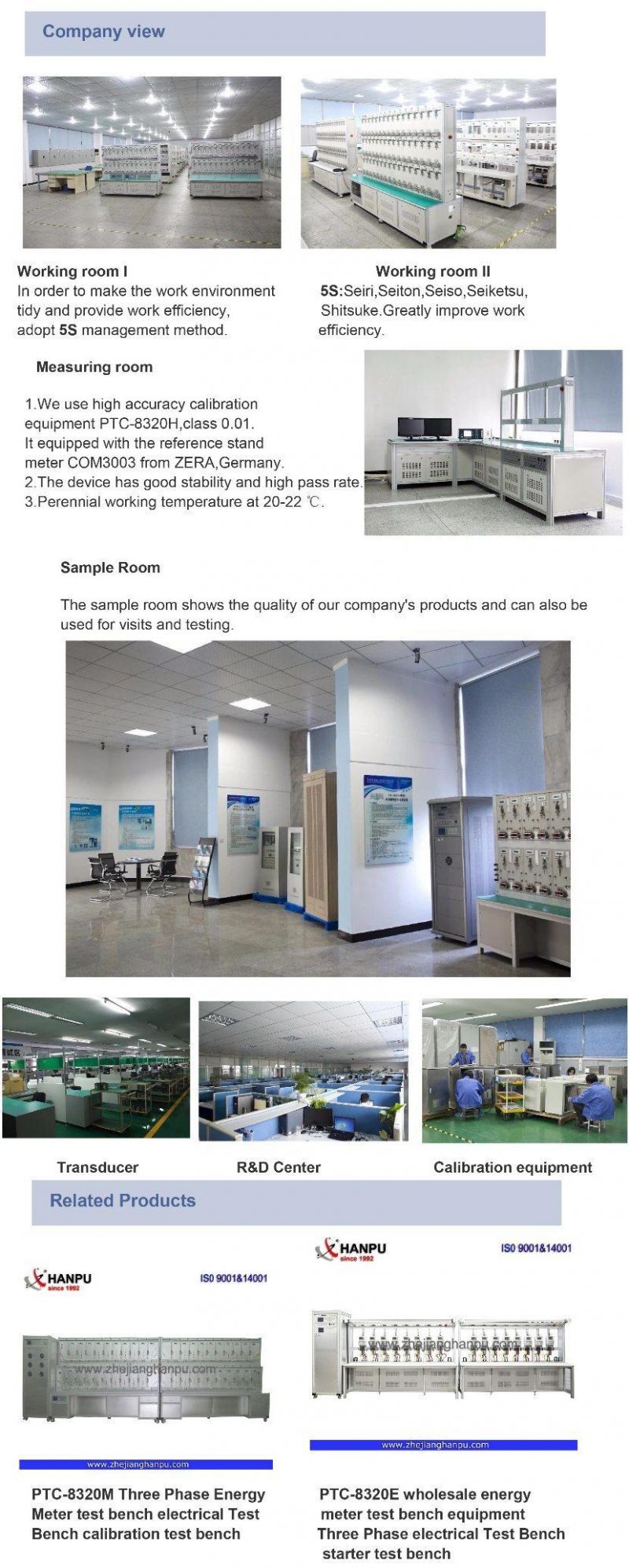 Three Phase Close-Link Kwh/Electric/Energy Meter Test Bench with Isolated CT (PTC-8320E)