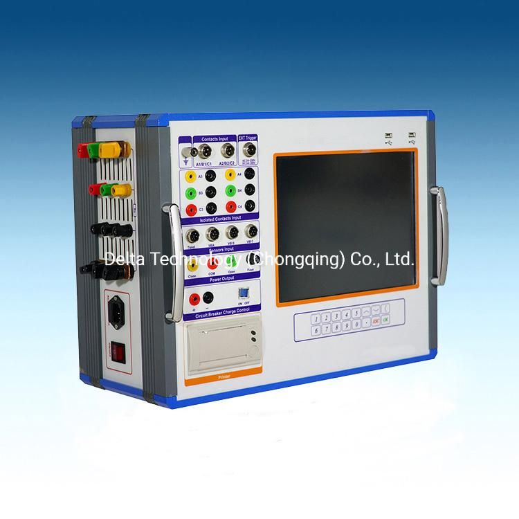 Touch Screen Cba Analyzer Comparable to Brand Circuit Breaker Analyzer