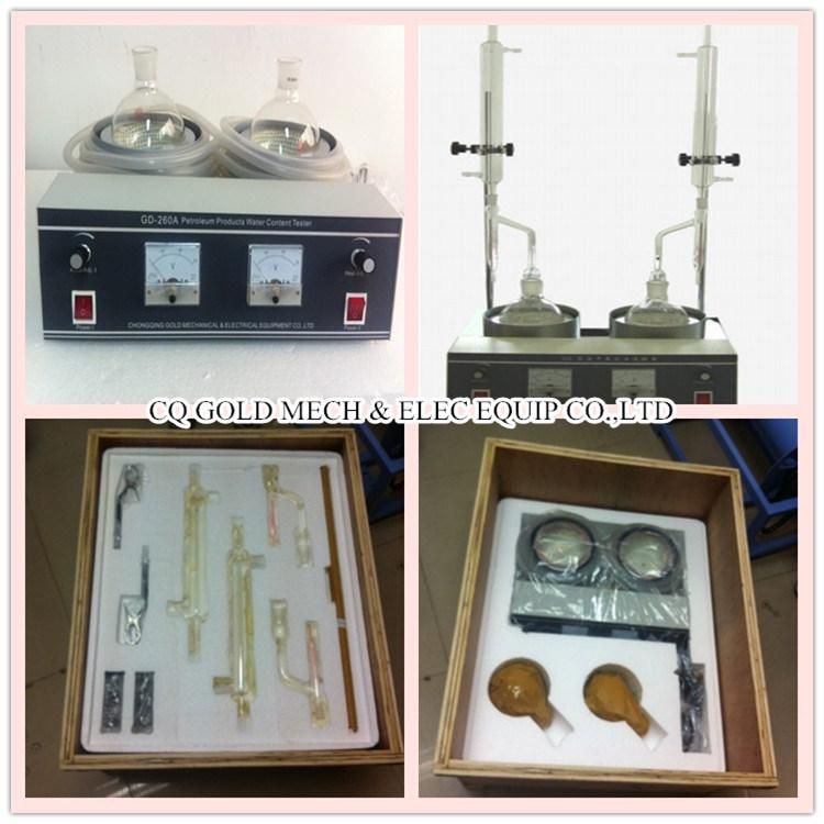 Gd-260A Double Units Water Content Tester in Petroleum Oil Device