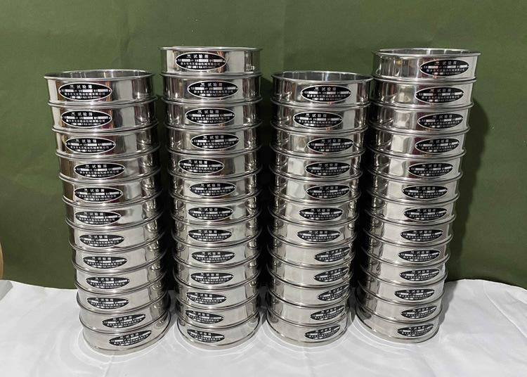600mesh Woven Wire Mesh ASTM Standard Sieves Filter Lab Test Sieve Shaker for Granulation
