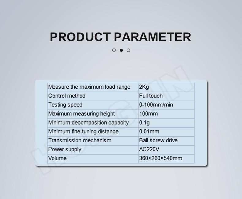 Hj-1 Key Switch Load Stroke Curve Tester/Button Displacement /Switch Load Curve Testing Machine