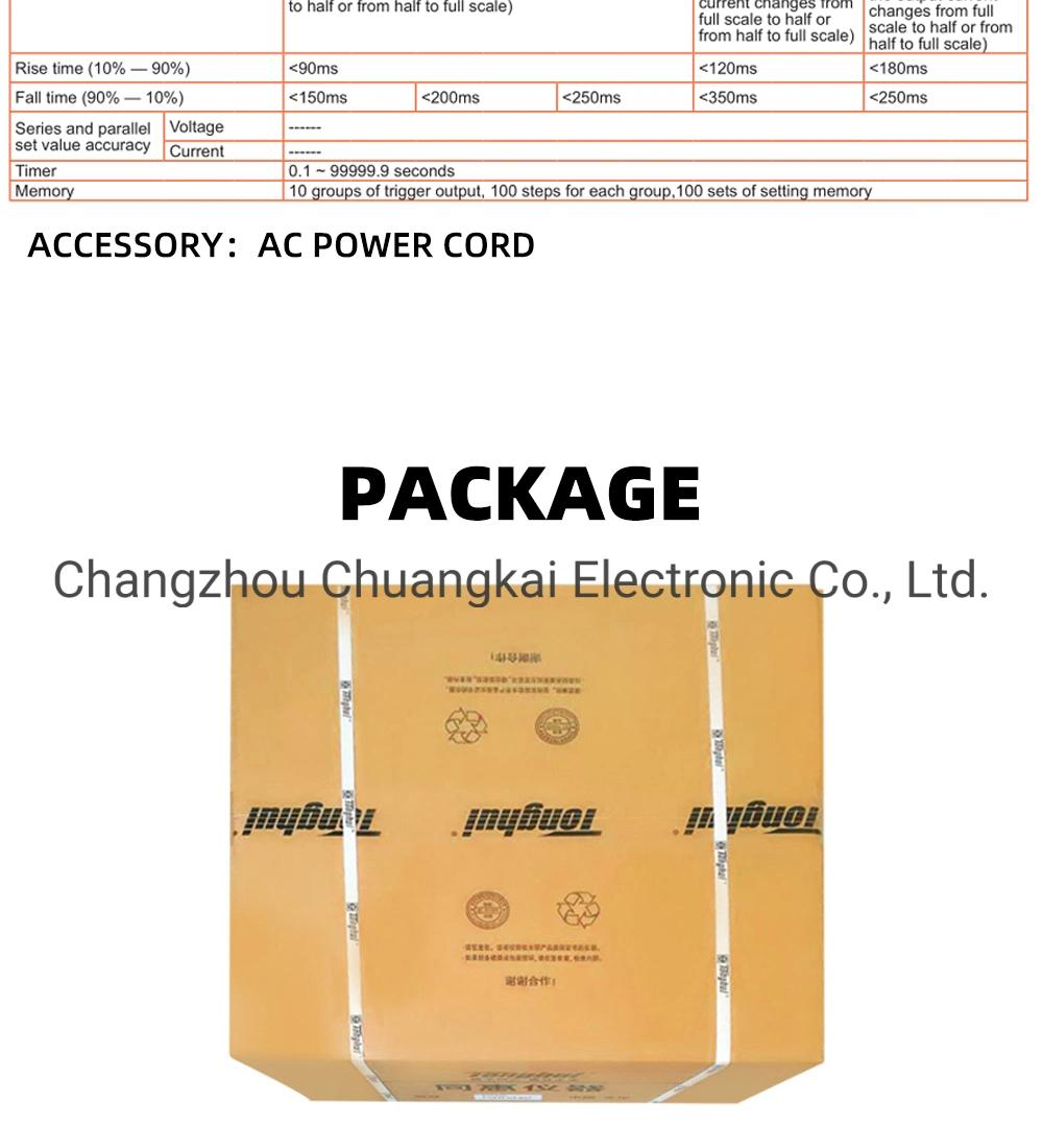 Th6201 Double Range Programmable DC Power Source