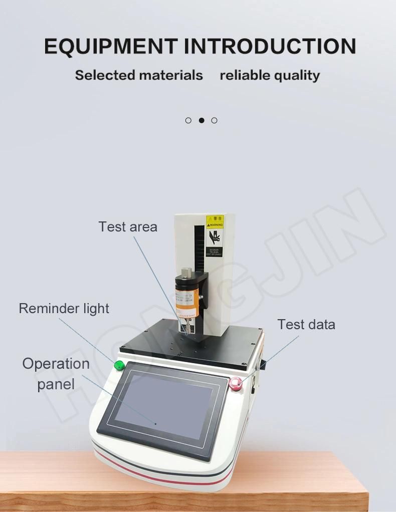 Hj-3 Keyboard Switch Button Life Testing Machine, Load-Displacement Curve Tester Machine