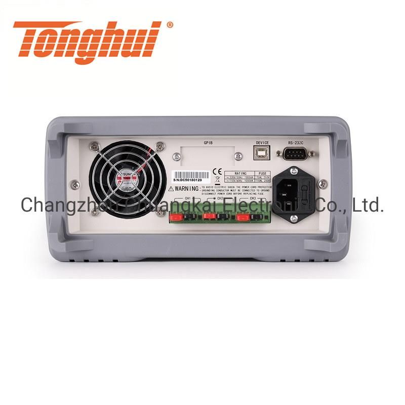 Th6413 Programmable Linear DC Power Supply with 3-Channel