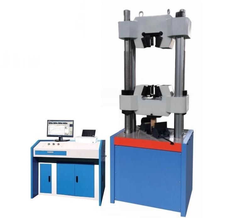 300kn 600kn 1000kn Waw-B Series Computerized Hydraulic Control Universal Tensile Straction Yield Strength Testing Machine for Steel Rebar