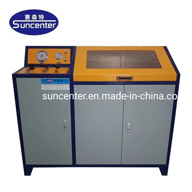 Suncenter Manual Control Hydraulic Burst Test Bench Pressure Testing Machine for Hose Tube