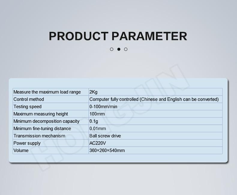 Hj-1 High Precision Key Switch Load Displacement Curve Tester for Buttons Switches Test