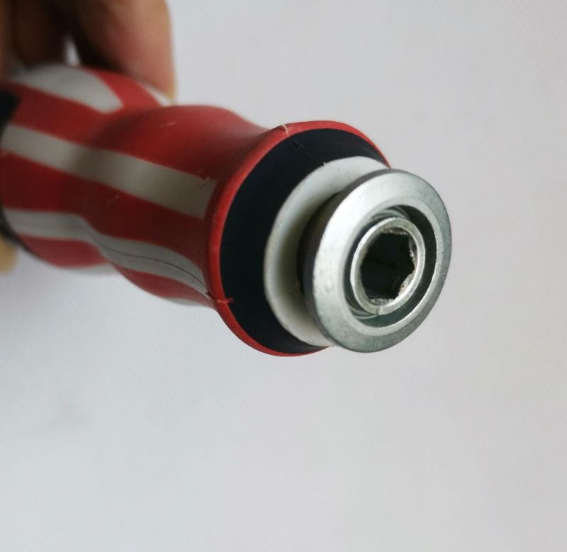 Magnetic Professional Adjustable with PP Handle American Flag Screwdriver