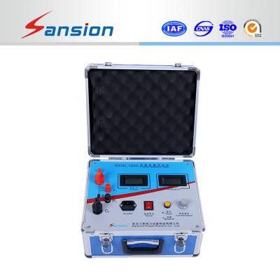Portable Digital Micro Ohmmeter Circuit Breaker Contact Loop Resistance Tester 100A 200A