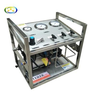 Air Driven Oxygen Gas Booster Pump Hydro Test Equipment