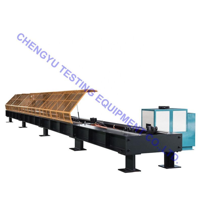 High Strength Chain Belt Horizontal Tensile Testing Bed for Wire Rope Sling with Safety Cover