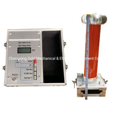 100kv 150kv Digital Capacitive High Voltage Divider AC DC Kilovoltmeter