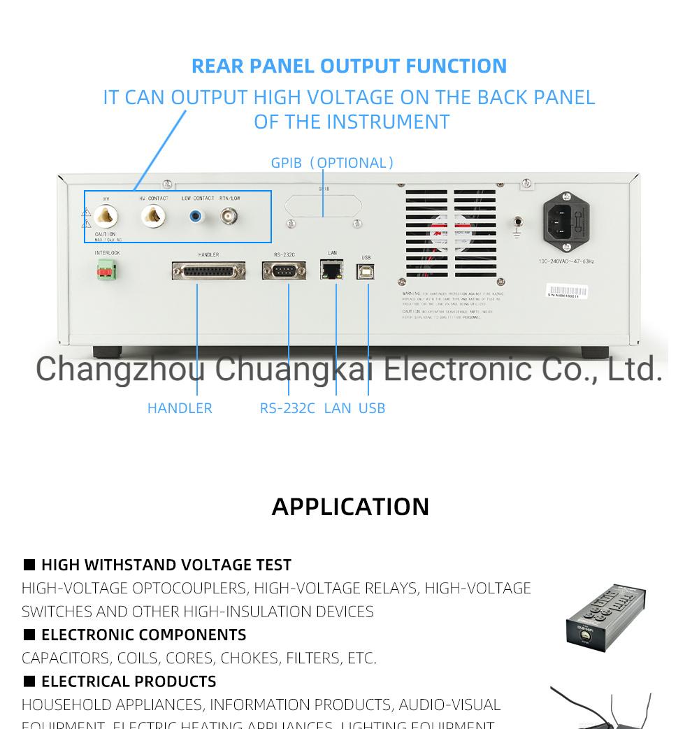 Tonghui Th9120A Hipot Tester AC 0.05-10.0kv Test Mode AC/Osc