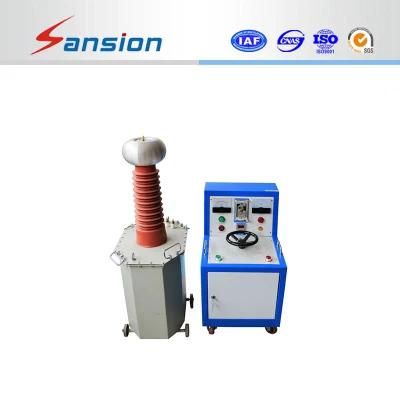 Hot Sale Reliable Power Frequency AC DC Test Transformer/High Voltage Electrical Testing Transformer Oil Hipot Test