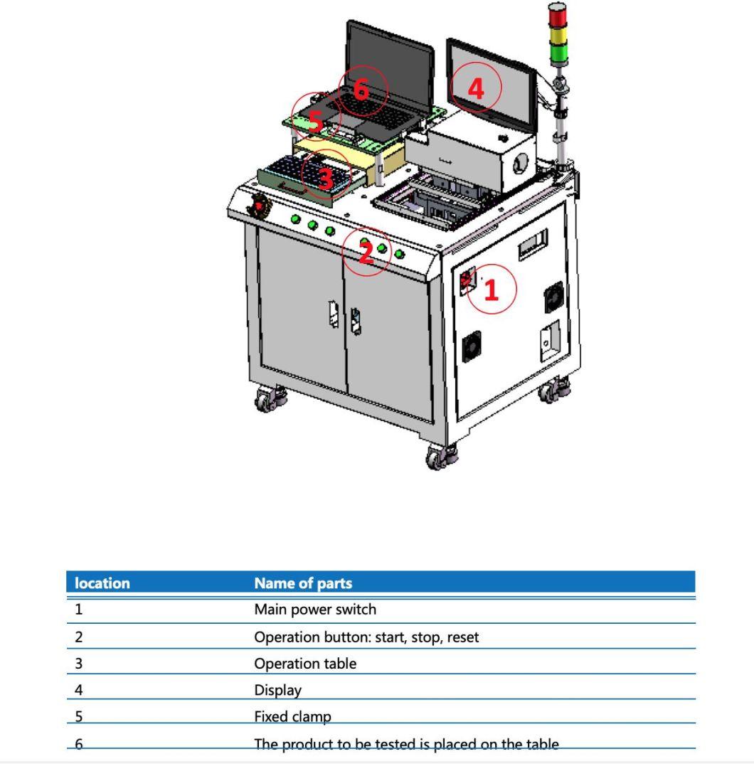 Notebook Plug and Pull Test Machine