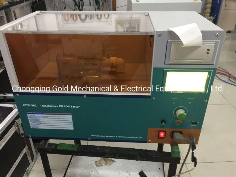 ASTM D877 Dielectric Oil Dielectric Strength Tester, 80kv Insulating Oil Dielectric Strength Tester