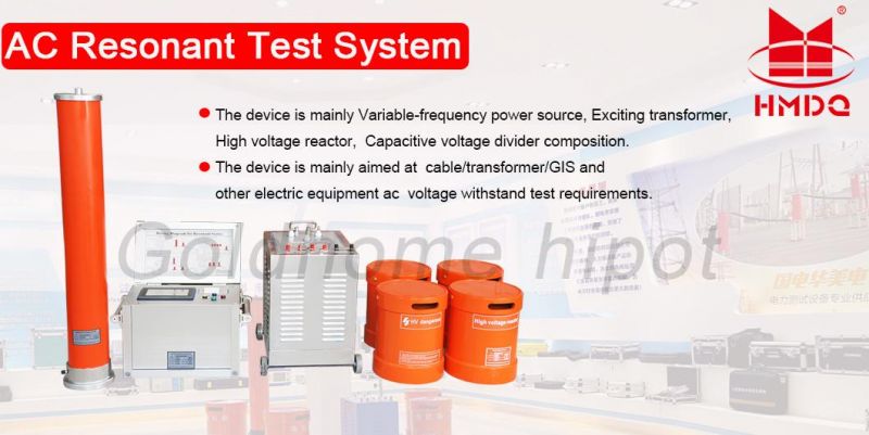 20-300 Hz Hmdq Hipot High Voltage Test Equipment AC Resonant Cable Testing Machine AC Variable Frequency Resonance Test System