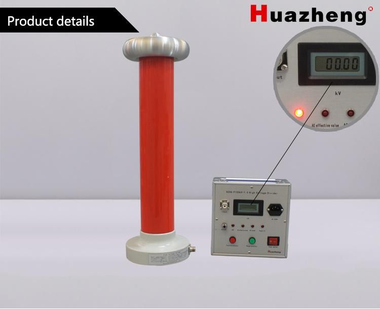 Digital Kilovoltmeter AC 50kv Impulse Voltage Divider for Lightning Wave