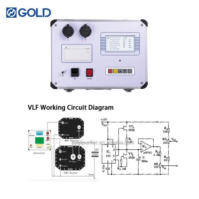 30kv Vlf Cable Hv Hipot Test Kit