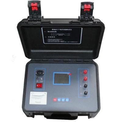 Single Chip High Automatical Grounding Down Conductor Tester Down Lead Continuity Resistance