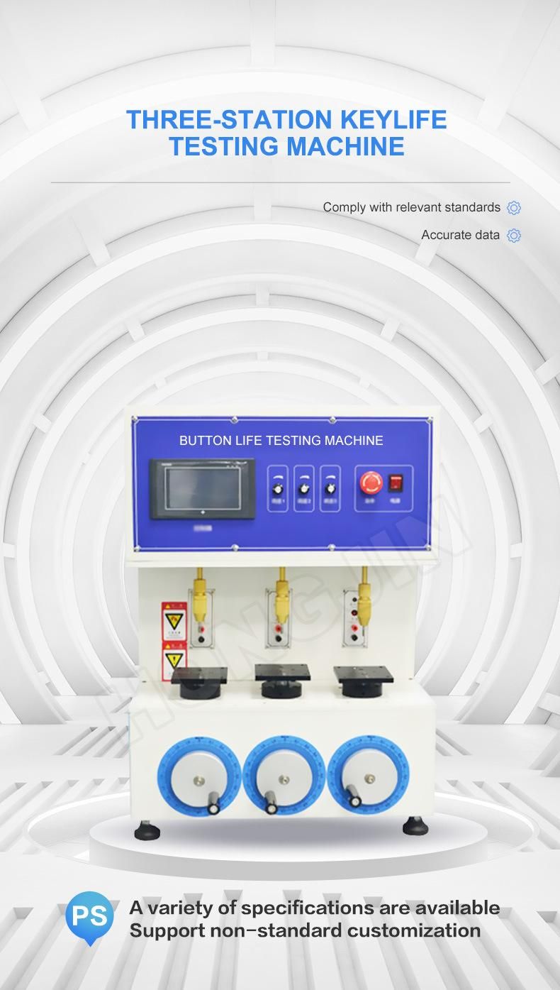 Electronic Keyboard Three Axis Keyboard Life Testing Machine