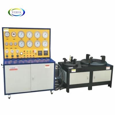 Terek Brand Intelligent Digital Display Pressure Instrument Control System Flange Thread Type Safety Valve Test Bench