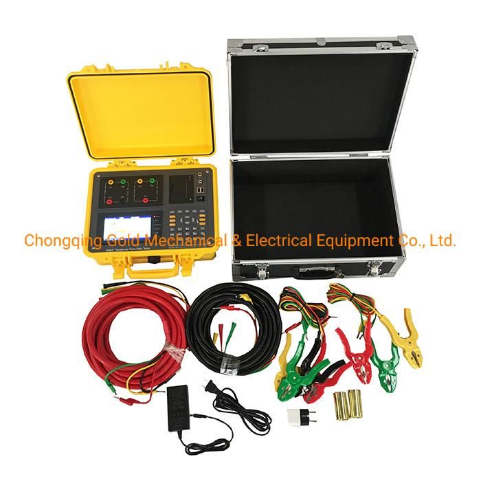 Battery Recharge Automatic Transformer Turns Ratio Tester Portable TTR Meter for Testing Z Type Transformer