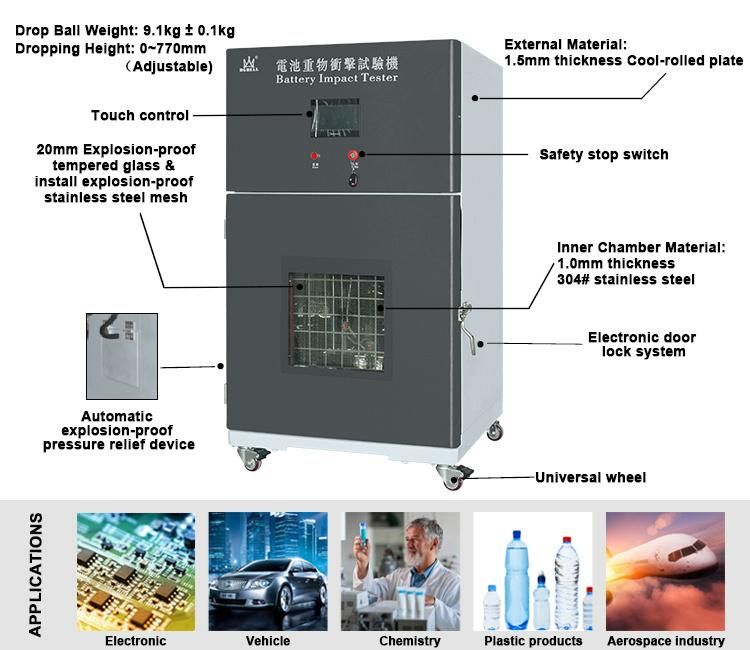 Laboratory Battery Impact Testing Machine