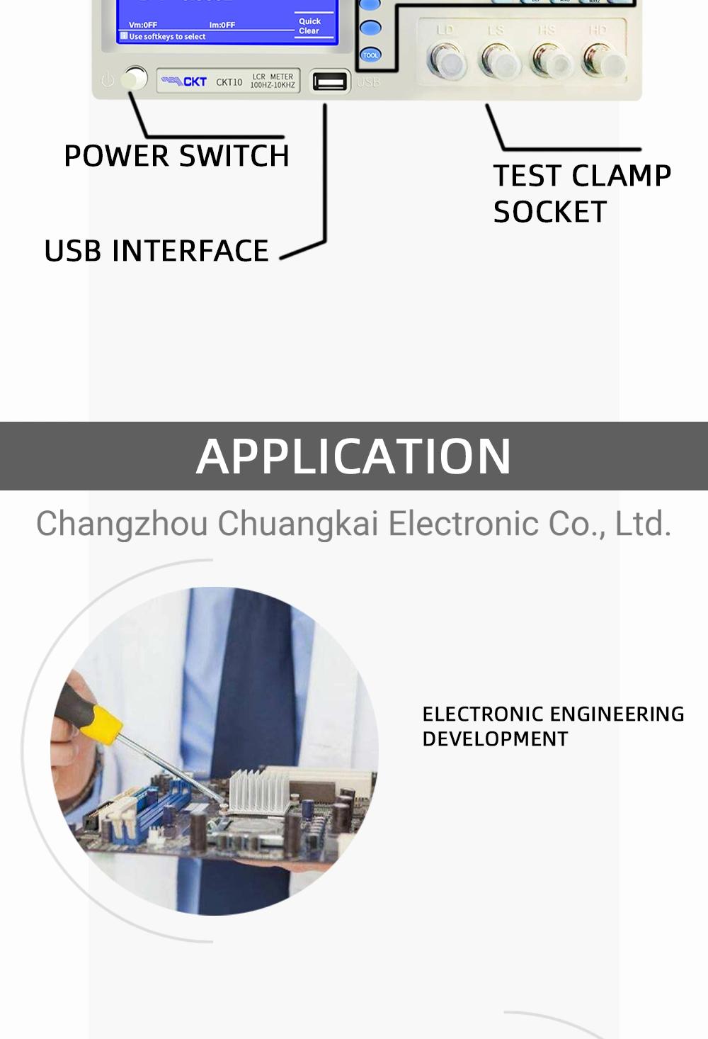 Capacitance Lcr Meter Resistance Meter ESR Meter (Model CKT10A)