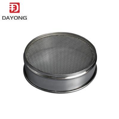 200mesh 70 80 100 200 500micron Screen Metal Frame Test Sieve for Lab