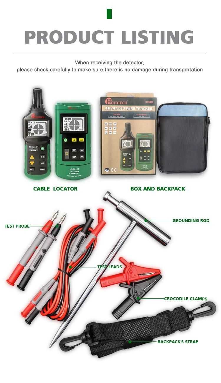 Hot Sale Professional Cable Detector and Underground Cable Detector