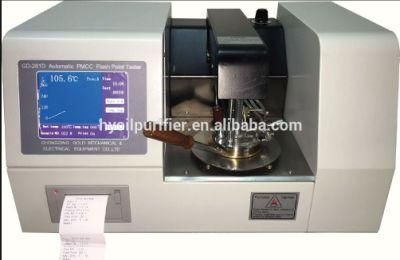 Lab Fully-Automatic Pensky-Martens Closed-Cup Flash Point Tester for Petroleum Oil